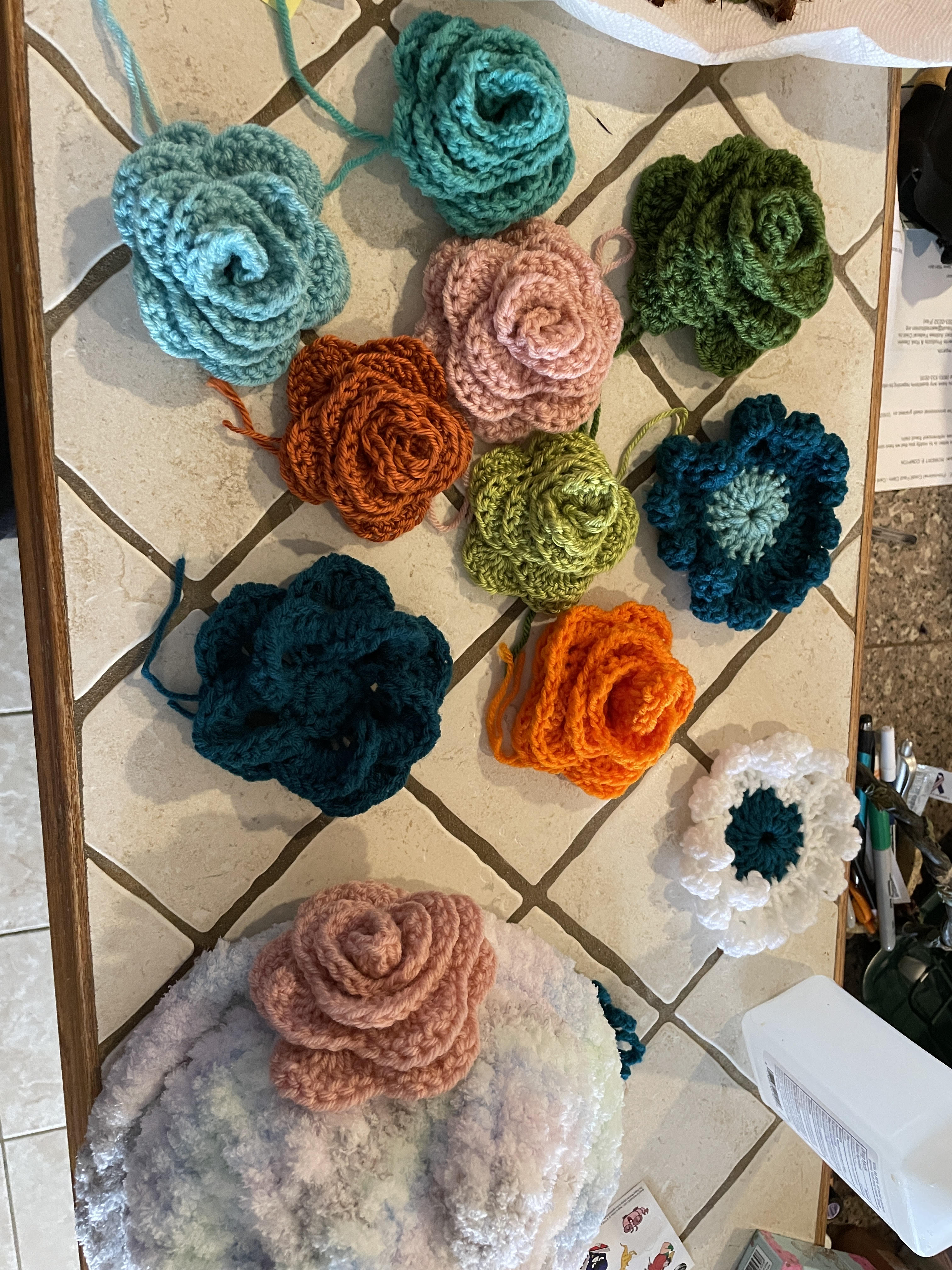 Finished flowers