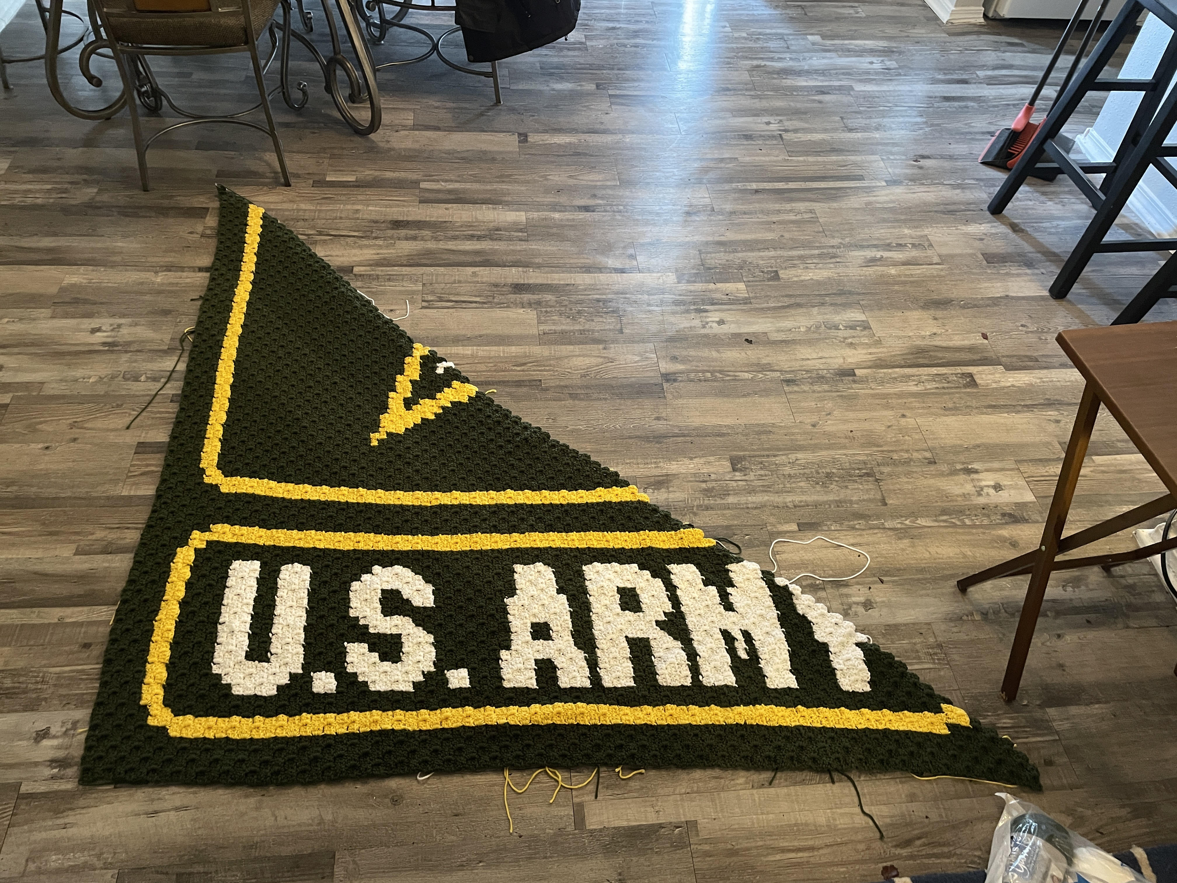 update on the army blanket